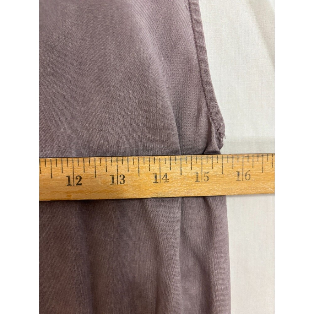 Cloth & Stone XS Wrap-Top Sleeveless Tencel Lyocell Jumpsuit Lavender Drawstring - Picture 7 of 14